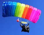 That's a pretty parachute!!!!